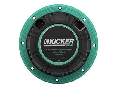 ΗΧΕΙΑ COMPONENT 6.5in - 165mm KICKER KA51MSS65 W&C LED - για σκάφη αναψυχής - Ναυτιλιακός εξοπλισμός - Stefanou Marine