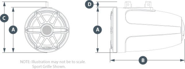 ΗΧΕΙΑ ΠΥΡΓΟΙ 7.7in - 196mm JL AUDIO M3 - 770ETXV3 - GW - S - GW - για σκάφη αναψυχής - Ναυτιλιακός εξοπλισμός - Stefanou Marine