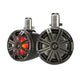 ΗΧΕΙΑ ΠΥΡΓΟΙ 8in - 200mm KICKER 45KMTC8 LED ΑΝΘΡΑΚΙ - για σκάφη αναψυχής - Ναυτιλιακός εξοπλισμός - Stefanou Marine