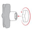 Ram 1,5” Κλειδαριά Με Pin-Lock