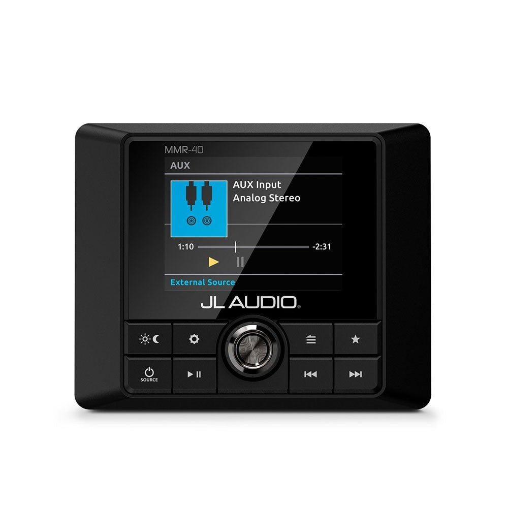 JL AUDIO MMR - 40 ΕΝΣΥΡΜΑΤΟ ΧΕΙΡΙΣΤΗΡΙΟ ΔΙΚΤΥΟΥ NMEA2000 ΜΕ ΟΘΟΝΗ LCD - για σκάφη αναψυχής - Ναυτιλιακός εξοπλισμός - Stefanou Marine