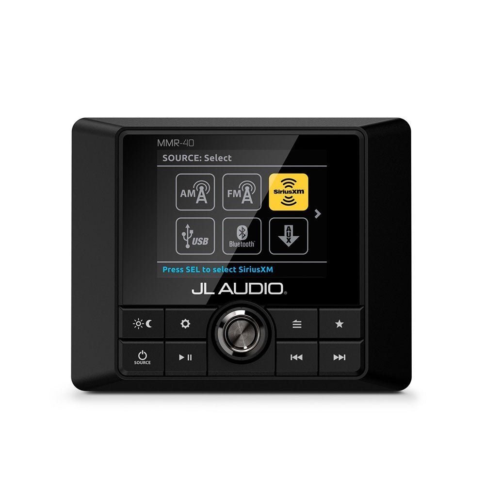 JL AUDIO MMR - 40 ΕΝΣΥΡΜΑΤΟ ΧΕΙΡΙΣΤΗΡΙΟ ΔΙΚΤΥΟΥ NMEA2000 ΜΕ ΟΘΟΝΗ LCD - για σκάφη αναψυχής - Ναυτιλιακός εξοπλισμός - Stefanou Marine