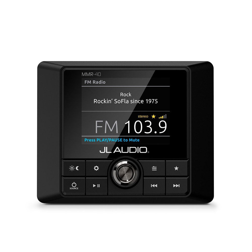 JL AUDIO MMR - 40 ΕΝΣΥΡΜΑΤΟ ΧΕΙΡΙΣΤΗΡΙΟ ΔΙΚΤΥΟΥ NMEA2000 ΜΕ ΟΘΟΝΗ LCD - για σκάφη αναψυχής - Ναυτιλιακός εξοπλισμός - Stefanou Marine