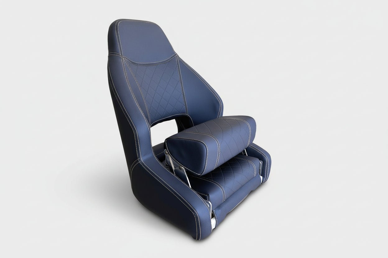 Κάθισμα Skipper Deluxe Osculati Μπλε - για σκάφη αναψυχής - Ναυτιλιακός εξοπλισμός - Stefanou Marine