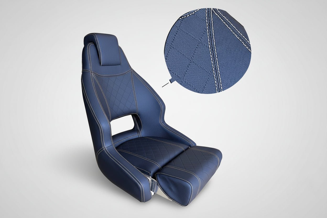 Κάθισμα Skipper Deluxe Osculati Μπλε - για σκάφη αναψυχής - Ναυτιλιακός εξοπλισμός - Stefanou Marine