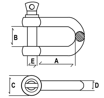 ΚΛΕΙΔΙ ΙΝΟΧ ΤΥΠΟΥ D ΙΝΟΧ - για σκάφη αναψυχής - Ναυτιλιακός εξοπλισμός - Stefanou Marine