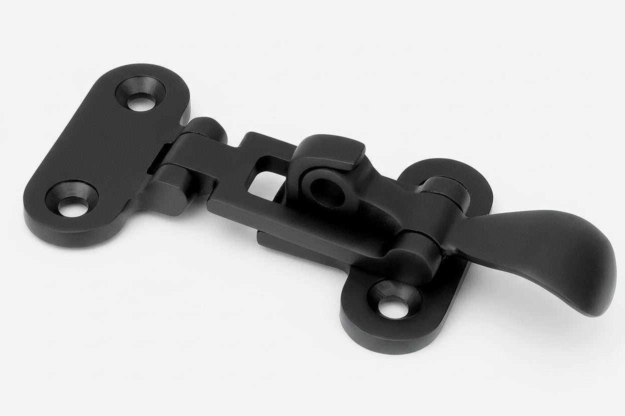 ΚΛΕΙΣΤΡΟ ΙΝΟΧ 316 BLACK PVD - για σκάφη αναψυχής - Ναυτιλιακός εξοπλισμός - Stefanou Marine