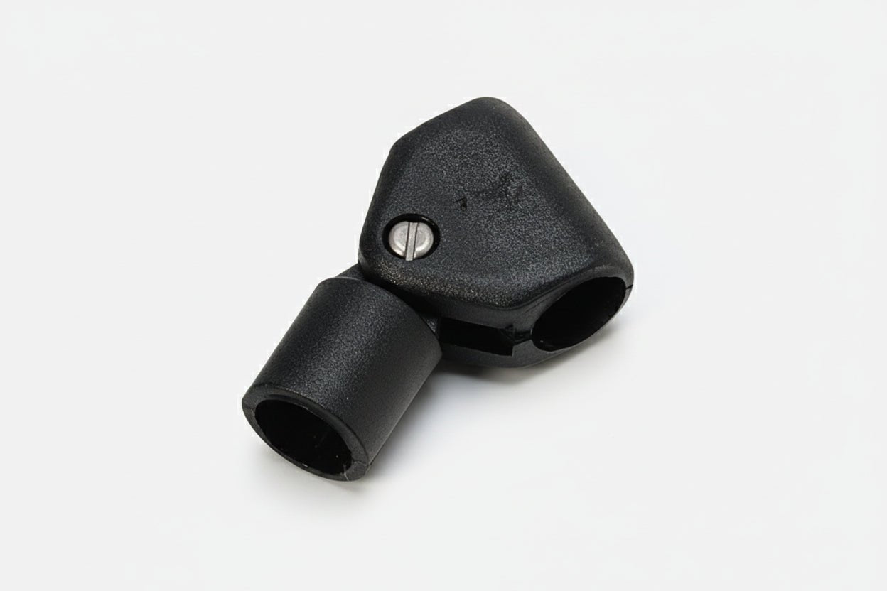 ΚΟΜΒΟΣ ΣΠΑΣΤΟΣ Φ22 ΓΙΑ ΚΑΓΚ/ΚΟΥΠ ΜΑΥΡΟ - για σκάφη αναψυχής - Ναυτιλιακός εξοπλισμός - Stefanou Marine