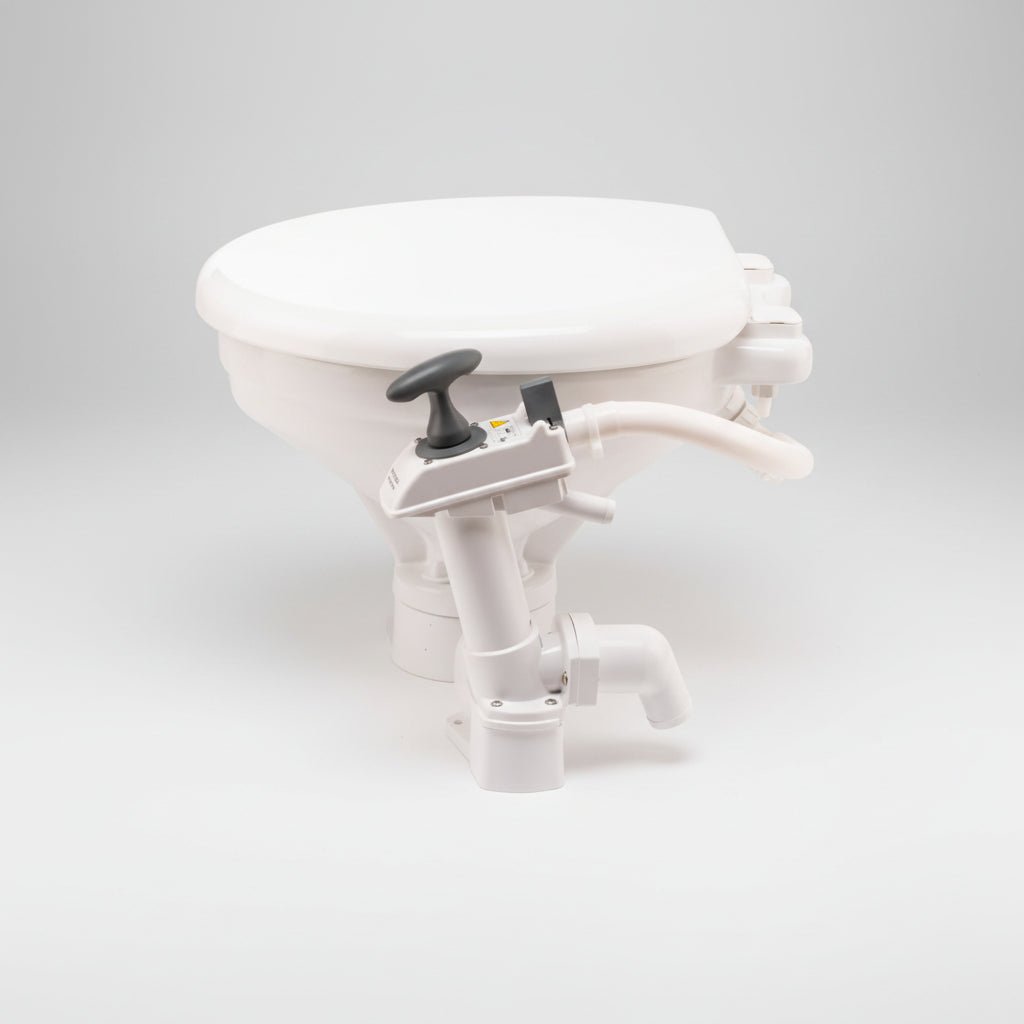 Μηχανική Τουαλέτα Johnson AquaT Manual Compact - για σκάφη αναψυχής - Ναυτιλιακός εξοπλισμός - Stefanou Marine