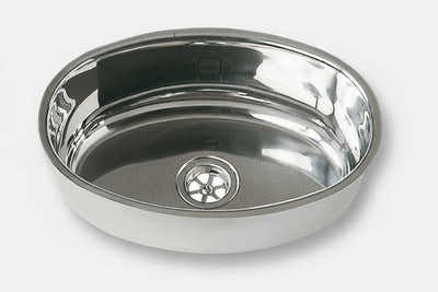 ΝΕΡΟΧΥΤΗΣ INOX ΟΒΑΛ 24x37.5cm - για σκάφη αναψυχής - Ναυτιλιακός εξοπλισμός - Stefanou Marine