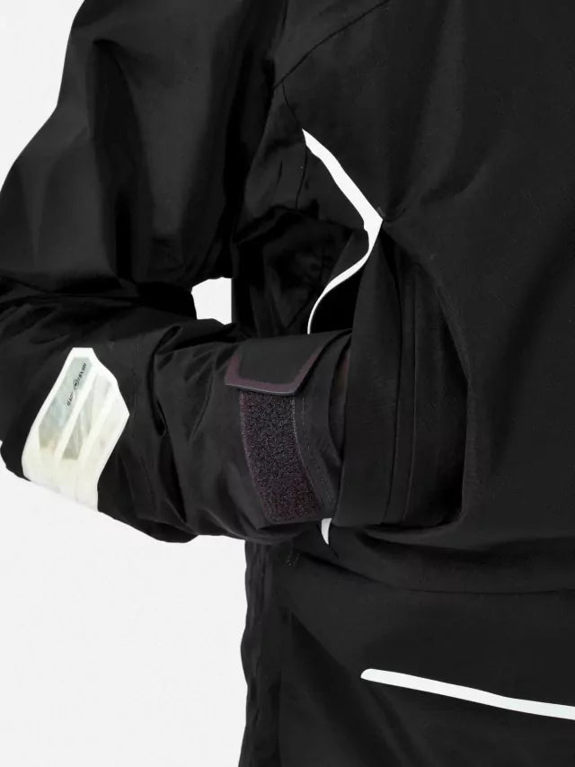 Νιτσεράδα με κουκούλα Ανδρική Elite Jacket Μαύρο Χρώμα - για σκάφη αναψυχής - Ναυτιλιακός εξοπλισμός - Stefanou Marine