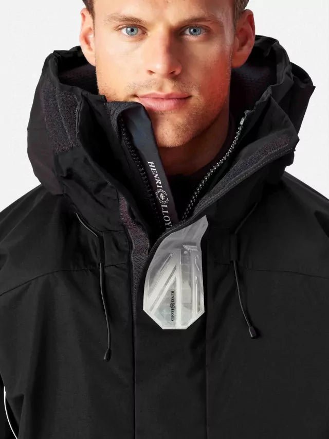 Νιτσεράδα με κουκούλα Ανδρική Elite Jacket Μαύρο Χρώμα - για σκάφη αναψυχής - Ναυτιλιακός εξοπλισμός - Stefanou Marine