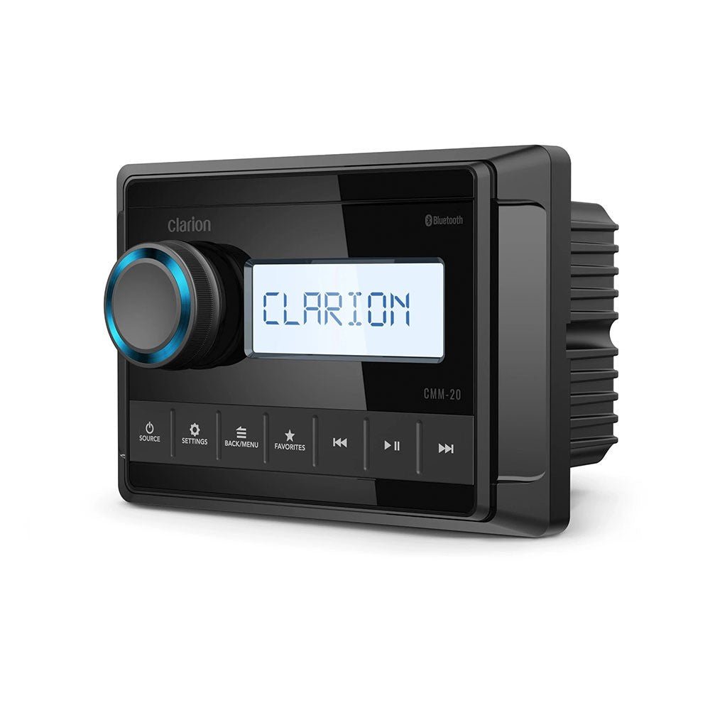 ΠΗΓΗ CLARION CMM20 USB/MP3/WMA BLUETOOTH - για σκάφη αναψυχής - Ναυτιλιακός εξοπλισμός - Stefanou Marine