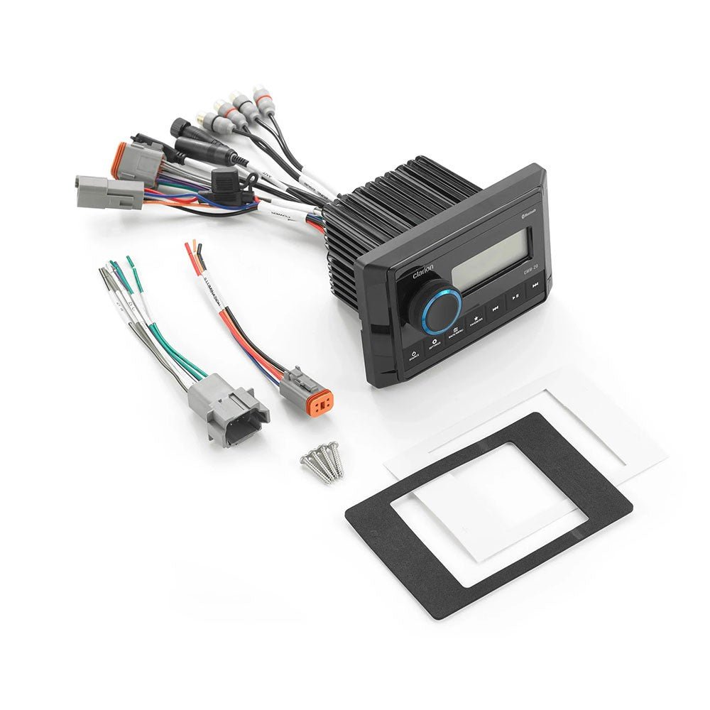 ΠΗΓΗ CLARION CMM20 USB/MP3/WMA BLUETOOTH - για σκάφη αναψυχής - Ναυτιλιακός εξοπλισμός - Stefanou Marine