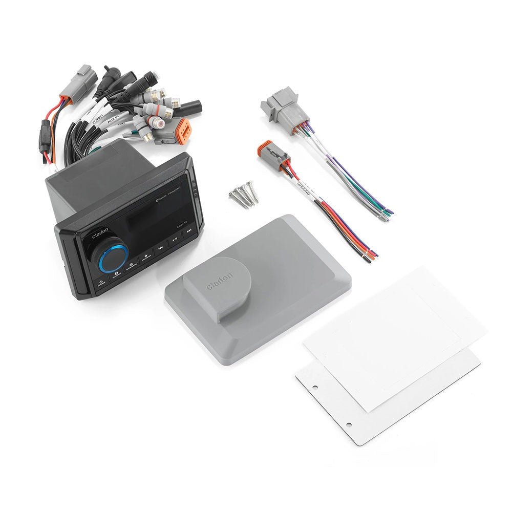 ΠΗΓΗ CLARION CMM30 USB/MP3/WMA BLUETOOTH - για σκάφη αναψυχής - Ναυτιλιακός εξοπλισμός - Stefanou Marine