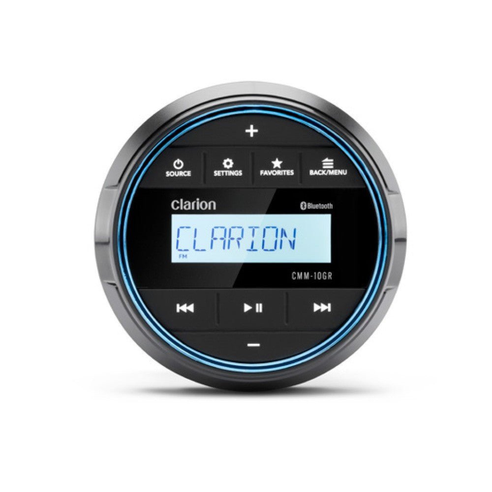 ΠΗΓΗ CMM10GR CLARION USB/MP3/WMA BLUETOOTH - για σκάφη αναψυχής - Ναυτιλιακός εξοπλισμός - Stefanou Marine