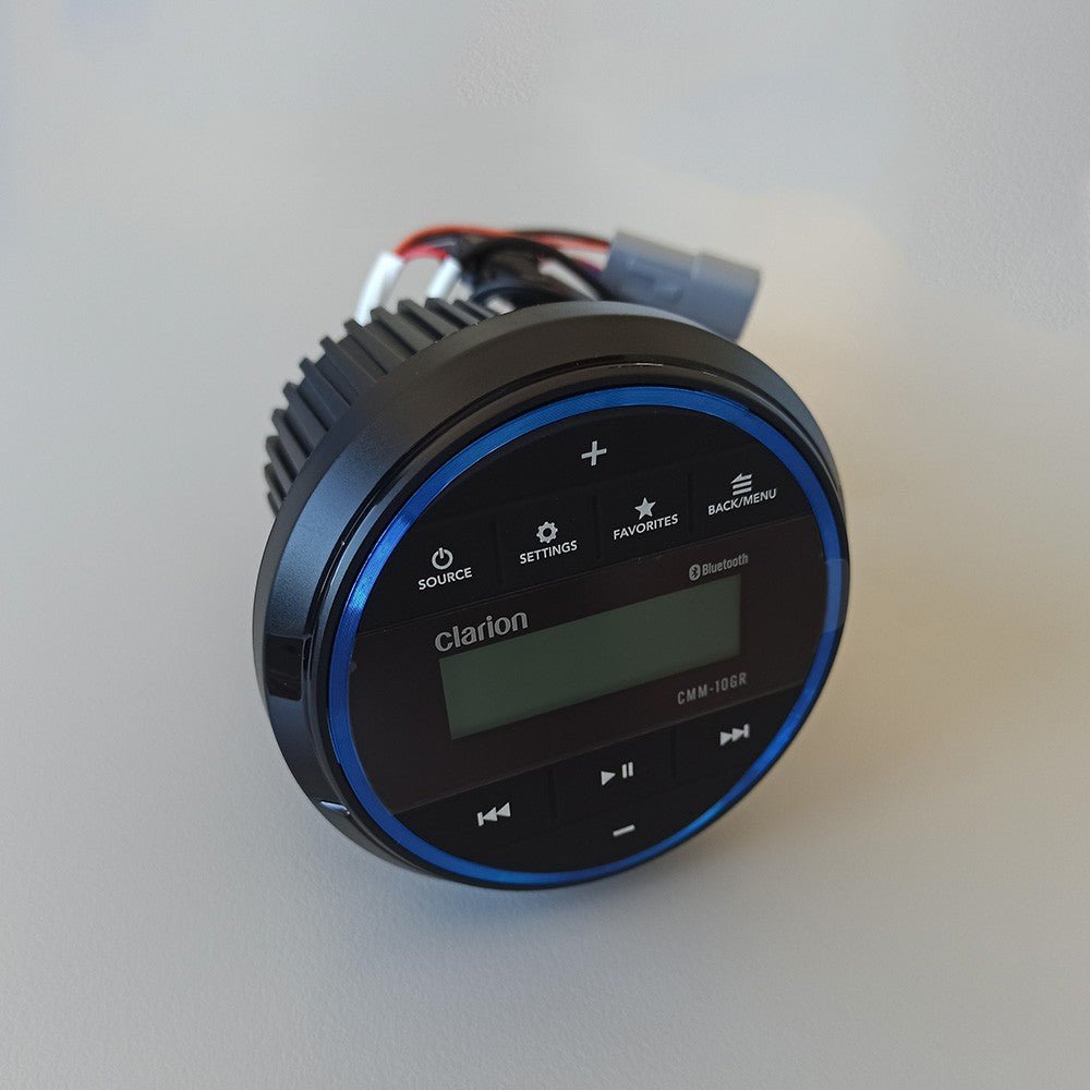 ΠΗΓΗ CMM10GR CLARION USB/MP3/WMA BLUETOOTH - για σκάφη αναψυχής - Ναυτιλιακός εξοπλισμός - Stefanou Marine