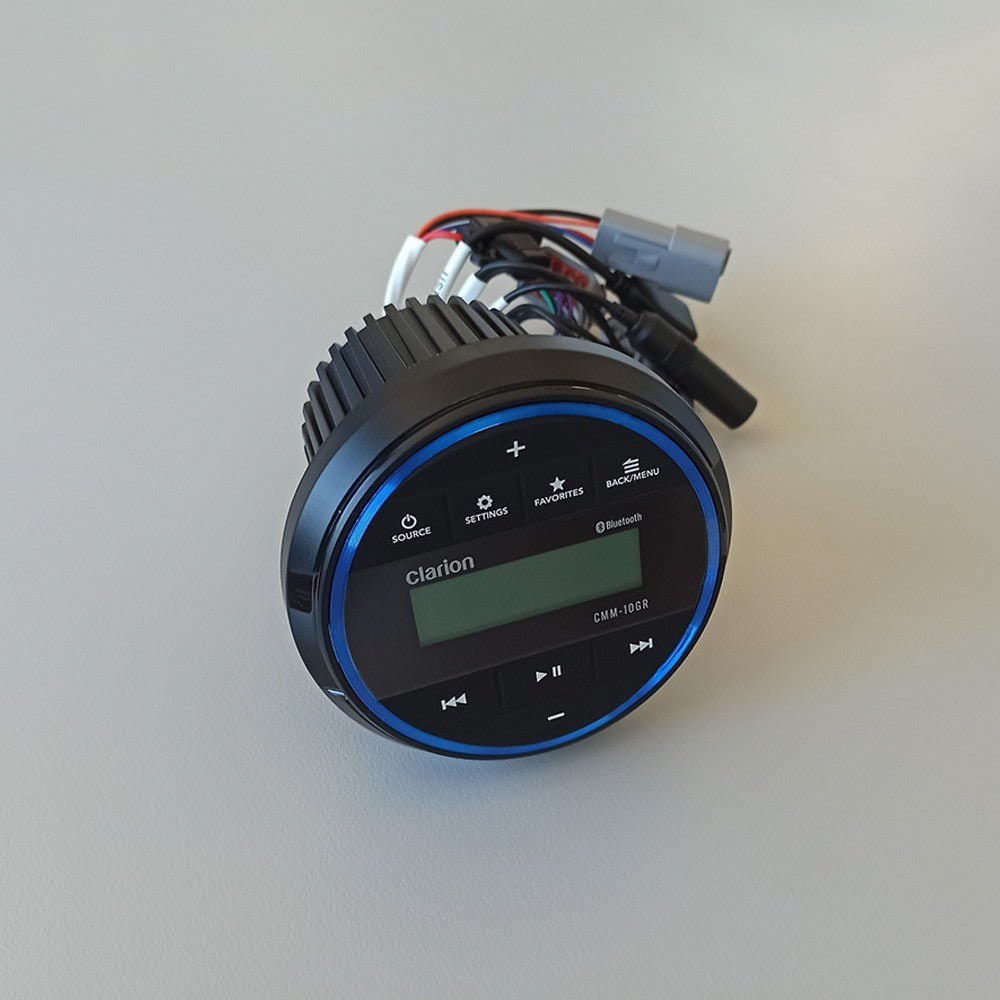 ΠΗΓΗ CMM10GR CLARION USB/MP3/WMA BLUETOOTH - για σκάφη αναψυχής - Ναυτιλιακός εξοπλισμός - Stefanou Marine