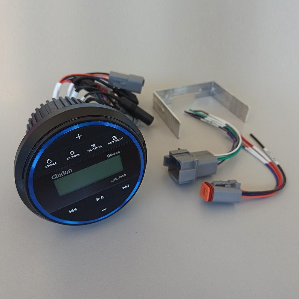 ΠΗΓΗ CMM10GR CLARION USB/MP3/WMA BLUETOOTH - για σκάφη αναψυχής - Ναυτιλιακός εξοπλισμός - Stefanou Marine