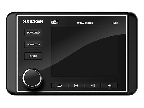ΠΗΓΗ MEDIA CENTER KMC6 KICKER - για σκάφη αναψυχής - Ναυτιλιακός εξοπλισμός - Stefanou Marine