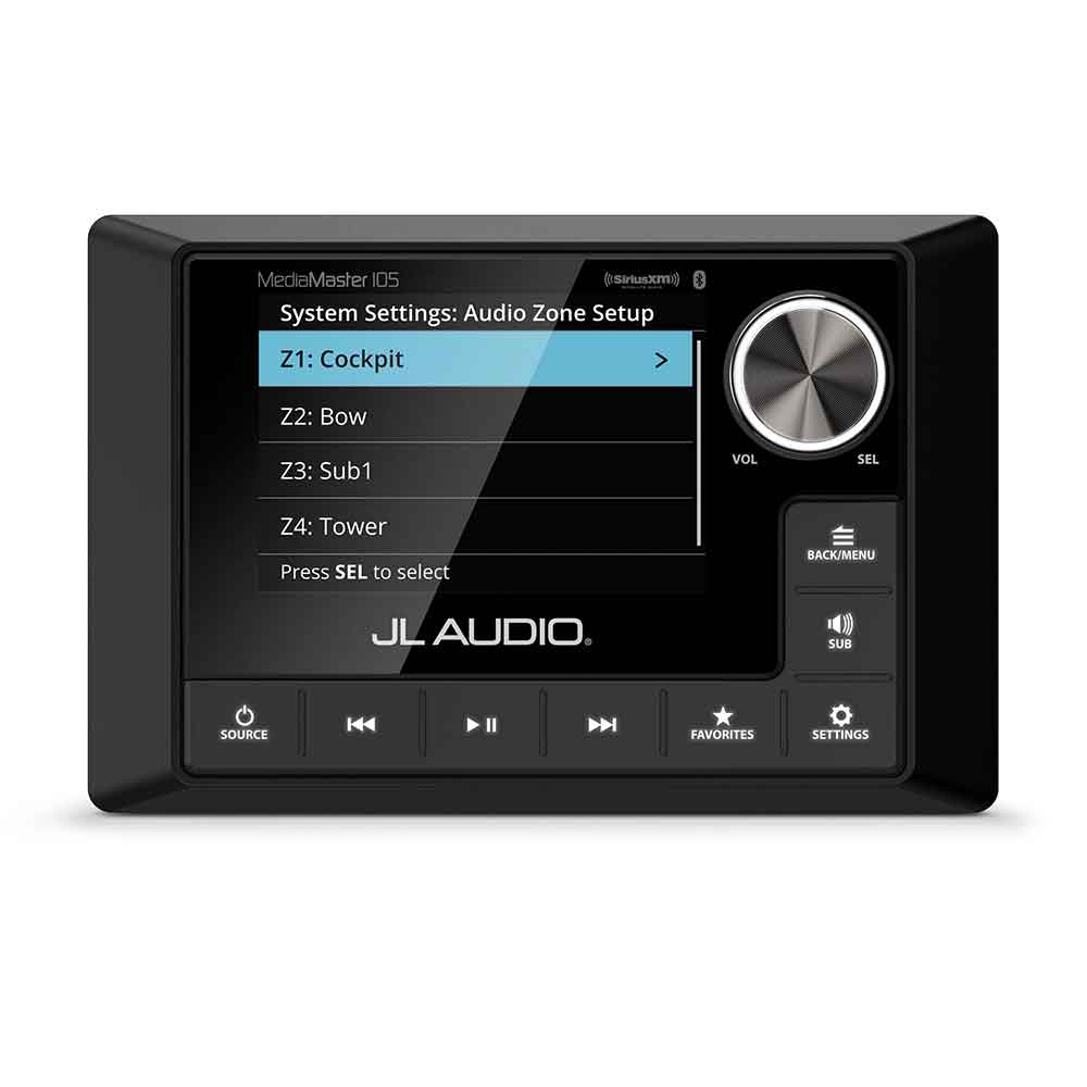 ΠΗΓΗ MEDIA MASTER MM105 USB - BLUETOOTH - LCD ΟΘΟΝΗ 3.5in - για σκάφη αναψυχής - Ναυτιλιακός εξοπλισμός - Stefanou Marine