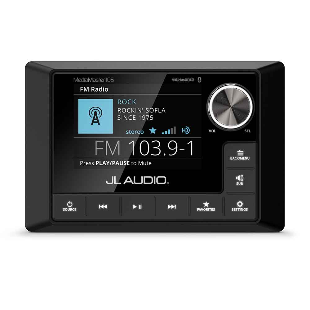 ΠΗΓΗ MEDIA MASTER MM105 USB - BLUETOOTH - LCD ΟΘΟΝΗ 3.5in - για σκάφη αναψυχής - Ναυτιλιακός εξοπλισμός - Stefanou Marine