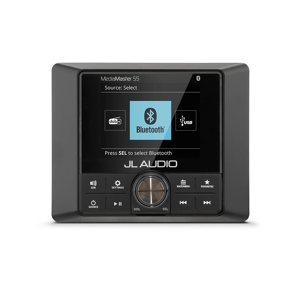 ΠΗΓΗ MEDIA MASTER MM55 JL AUDIO USB - BLUETOOTH - για σκάφη αναψυχής - Ναυτιλιακός εξοπλισμός - Stefanou Marine