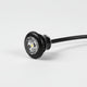 ΠΛΑΦΟΝΙΕΡΑ ΠΛΑΣΤΙΚΗ ΜΑΥΡΗ LED ΛΕΥΚΟ ΦΩΣ 12V, Φ25mm - για σκάφη αναψυχής - Ναυτιλιακός εξοπλισμός -Stefanou Marine