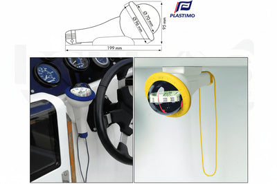 Πυξίδα χειρός IRIS 100 κιτρινη Plastimo