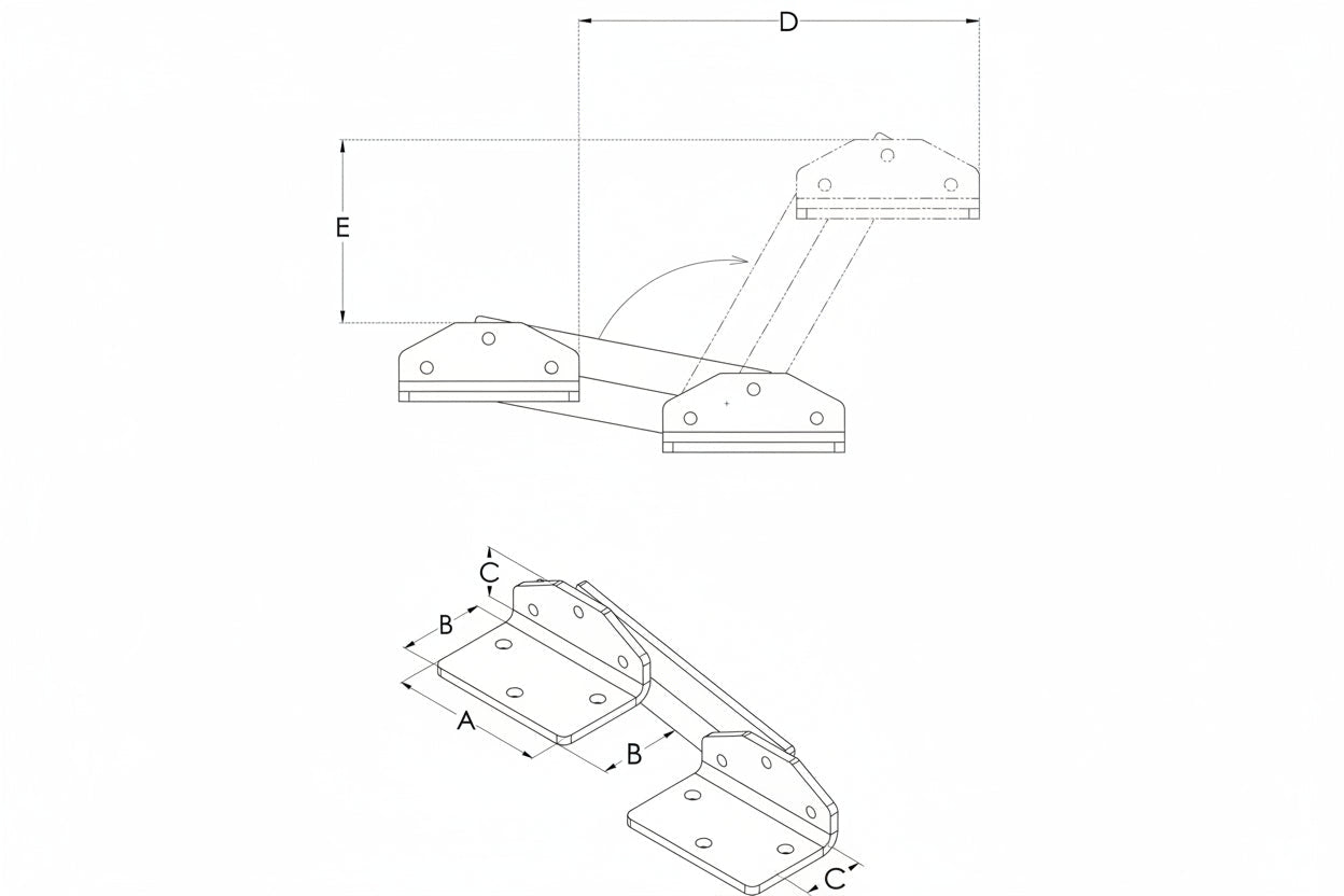ΣΕΤ ΜΕΝΤΕΣΕΔΕΣ ΚΑΘΙΣΜΑΤΟΣ ΣΤΗΡΙΞΗΣ & ΕΠΑΝΑΦΟΡΑΣ ΙΝΟΧ - για σκάφη αναψυχής - Ναυτιλιακός εξοπλισμός - Stefanou Marine
