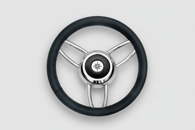 ΤΙΜΟΝΙ ΠΟΛΥΟΥΡΕΘΑΝΗΣ ΜΕ ΙΝΟΧ ΑΚΤΙΝΕΣ - για σκάφη αναψυχής - Ναυτιλιακός εξοπλισμός - Stefanou Marine