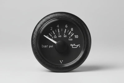 ViewLine Engine Oil Pressure Gauge 52mm VDO - για σκάφη αναψυχής - Ναυτιλιακός εξοπλισμός - Stefanou Marine